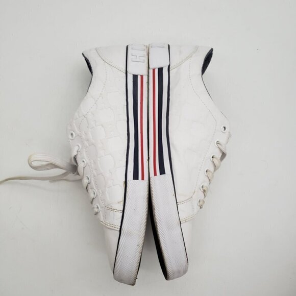 Tommy Hilfiger Men's Tmpilor-R Sneaker Lace-Up White Classic Logo Size 9 - Picture 7 of 8